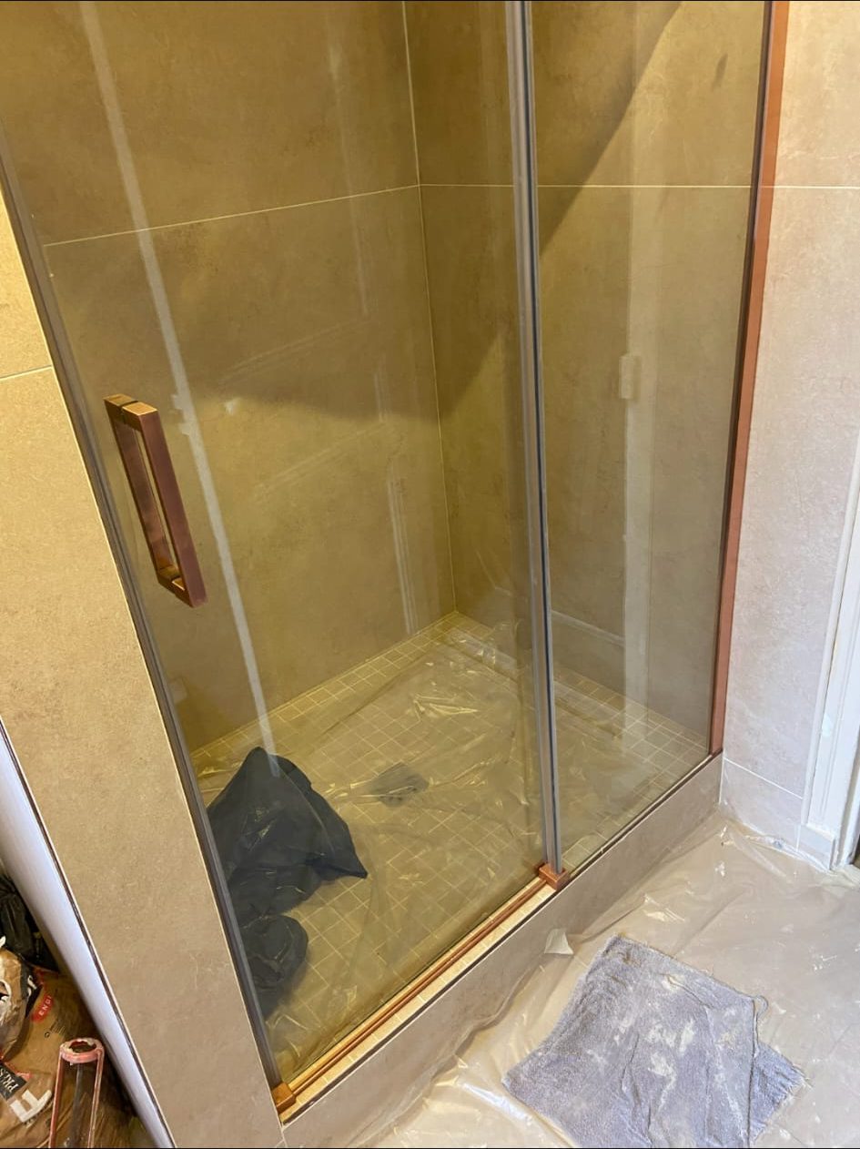 Douche après travaux